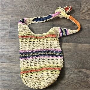 Billabong Woven Cream Multi-Color Bag